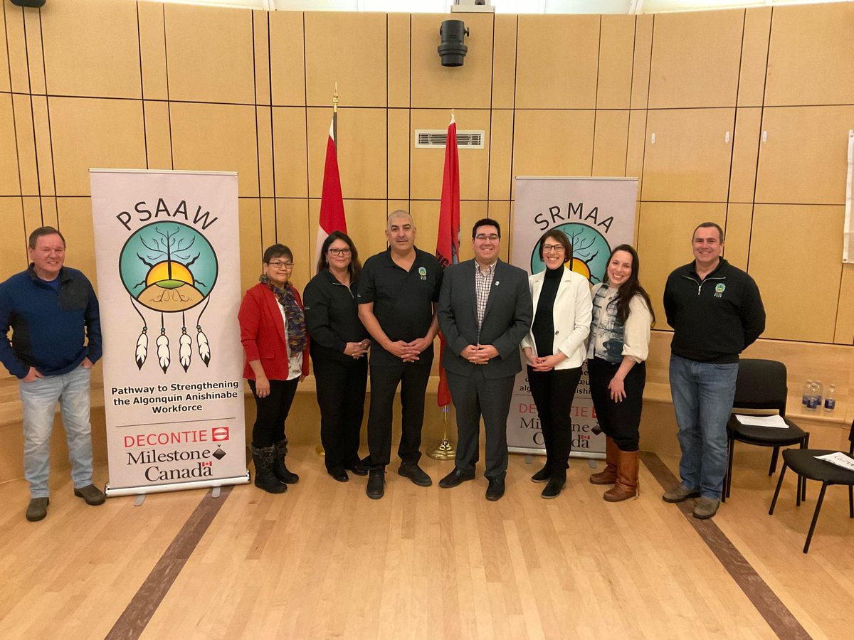 Kwey! On February 21st, 2023, the Sectoral Initiative Program (SIP) from Government of Canada  officially announced our Pathway to Strengthening the Algonquin Anishinabe Workforce pilot project (PSAAW) and our Case Management Model software tool developed for the Algonquin Nation