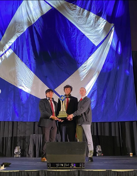 JSD_CTE's tweet photo. @MRHSSentinels DECA was named CHAPTER OF THE YEAR at @UT_DECA State! Huge shoutouts to their officers Olivia, Brian, and Tyler for their presentation. And congratulations to all the #deca students in this chapter! @MRHSDECA1 #chapteroftheyear https://t.co/jlWqfj1bvA