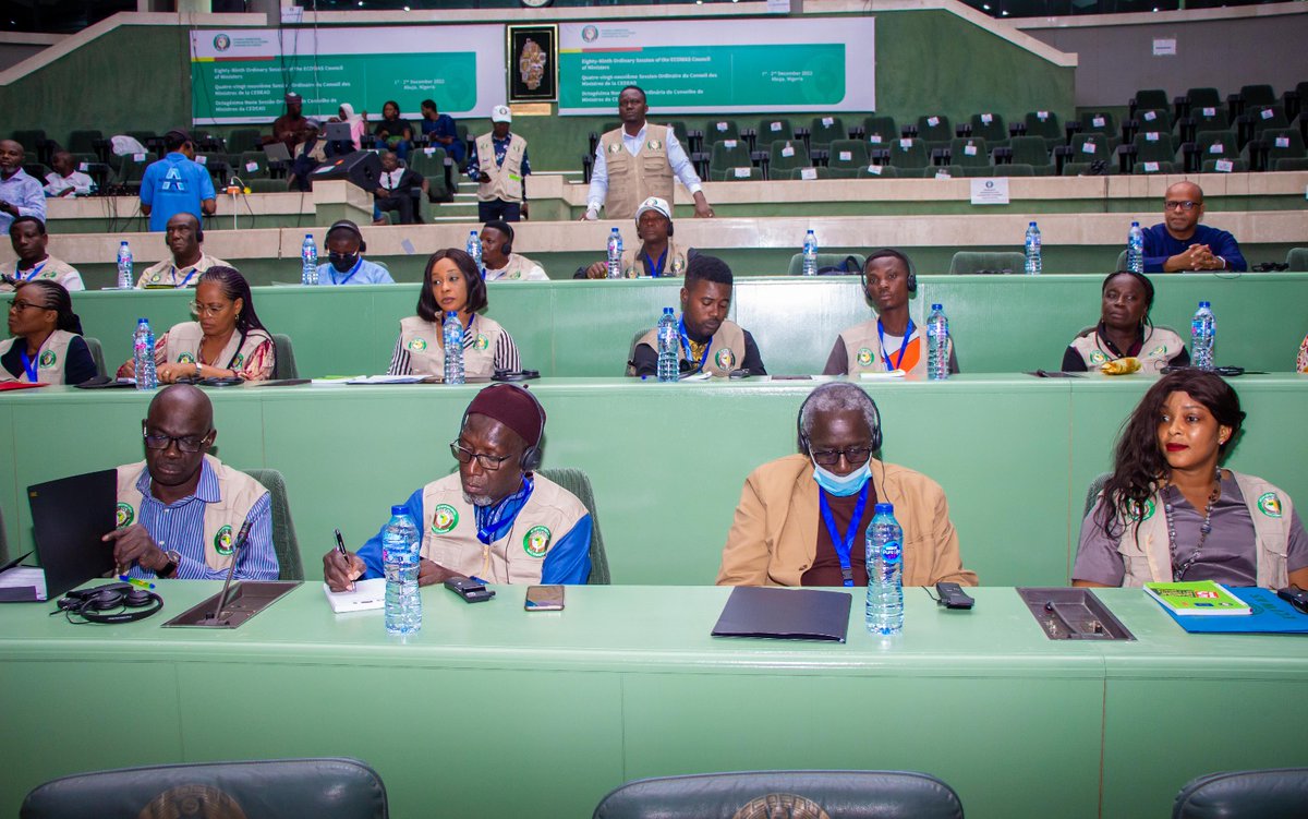 ecowas_cedeao's tweet photo. ECOWAS has deployed two hundred and fifty (250) observers for the ECOWAS Election Observation Mission to the Presidential Election in Nigeria. The observers were deployed today, February 23, 2023, in Abuja, ahead of the February 25, 2023, Presidential Elections. https://t.co/6kFhg7U64W
