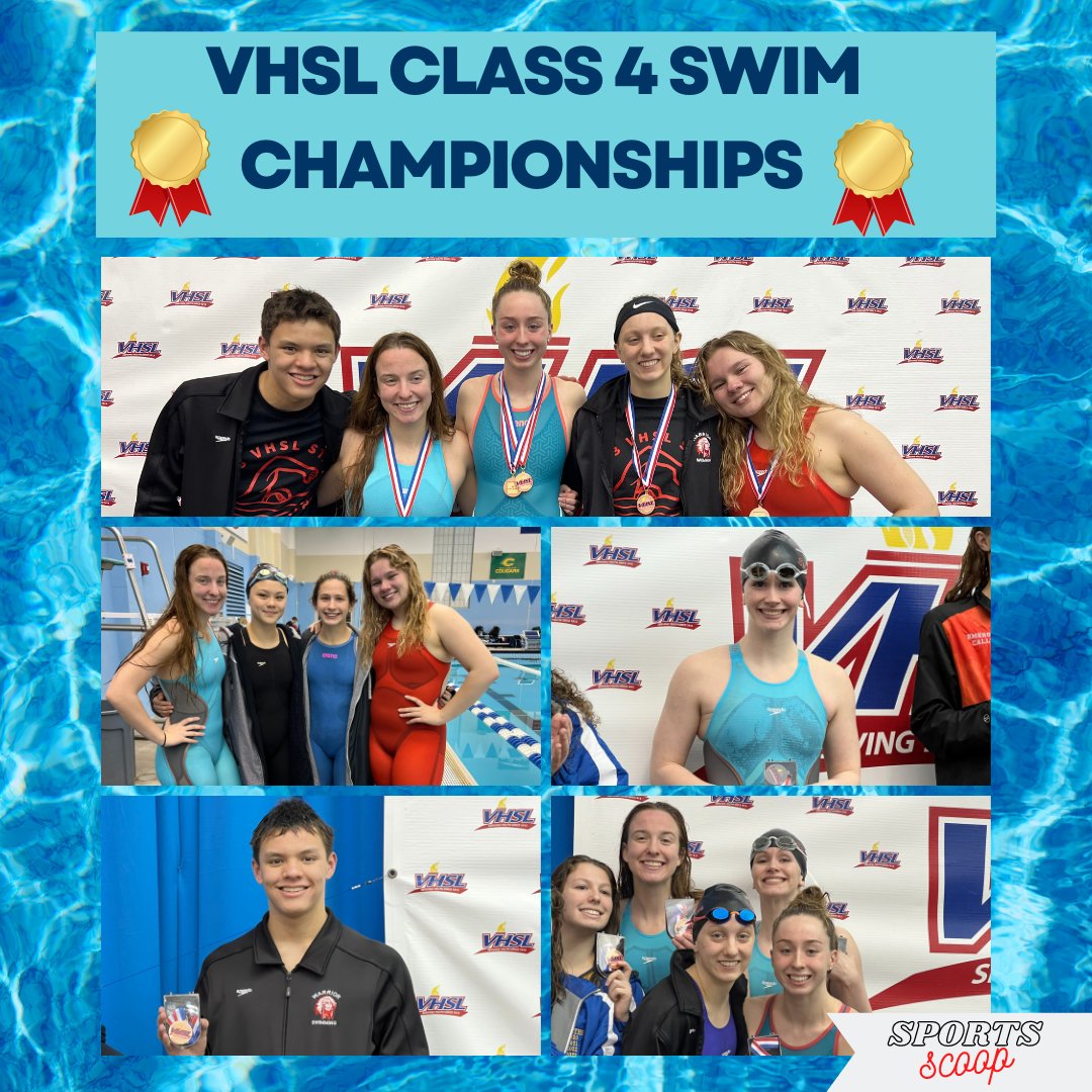 Our Swim Team did a great job at the VHSL Class 4 Swim Championships! #shsswim #sportscoop #shswarriors #vhslclass4swimchampionships