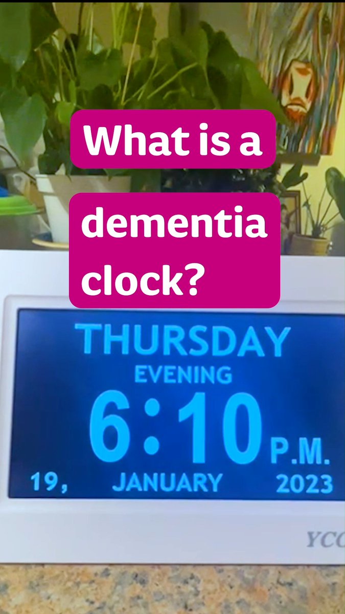 Dementia UK on Twitter "Standard clocks may cause confusion for people