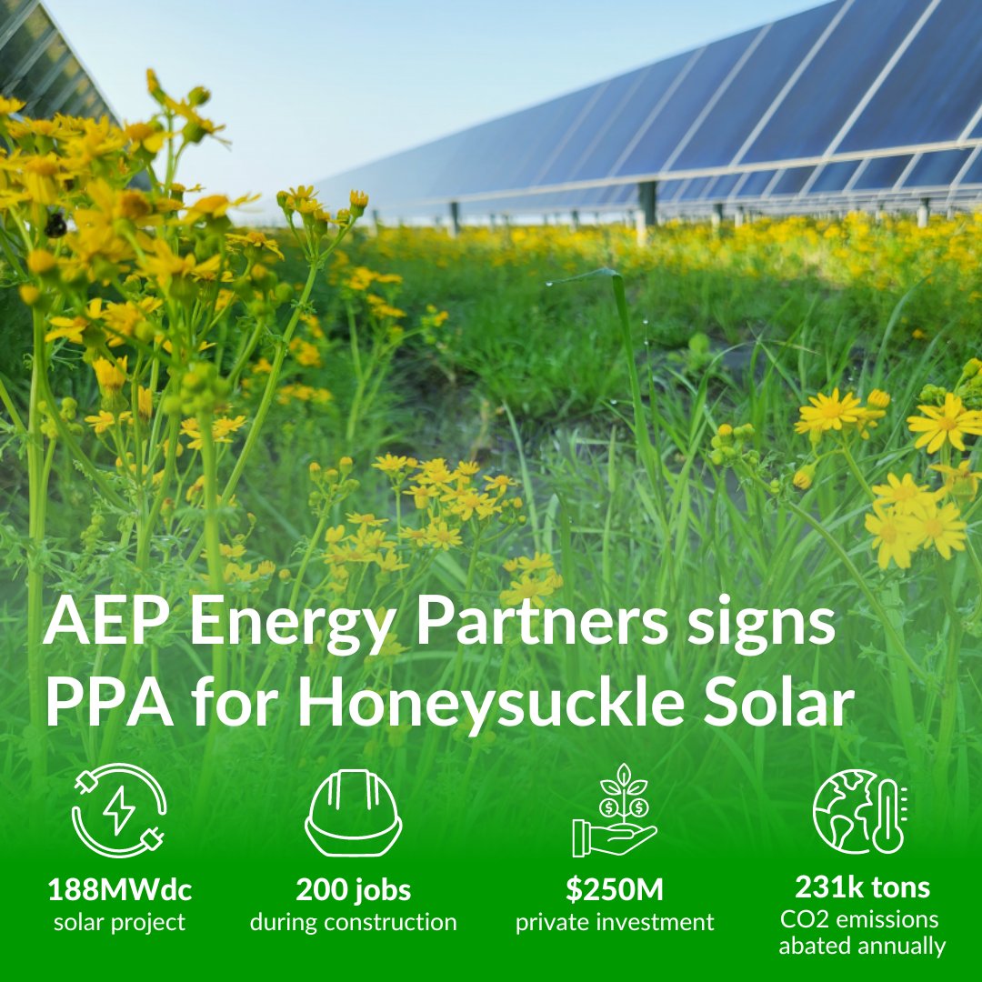 Lightsource bp on Twitter: "AEP Energy Partners has signed a #PPA for ...