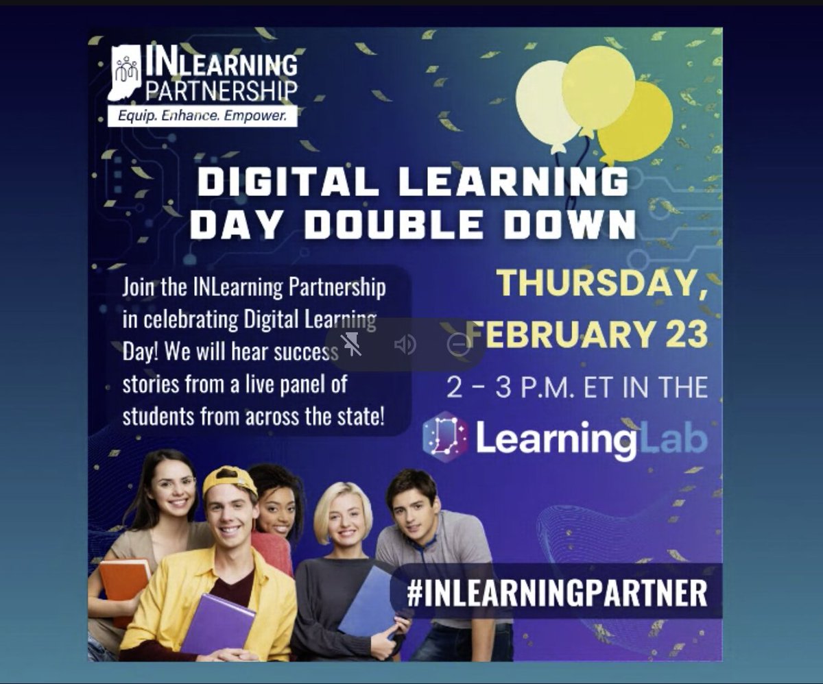 edtechmarcus's tweet image. #DigitalLearningDay in Indiana!

#INLEARNINGPARTNER @INeLearn @INLearningLab are doing it right today by placing the spotlight DIRECTLY on our students!
