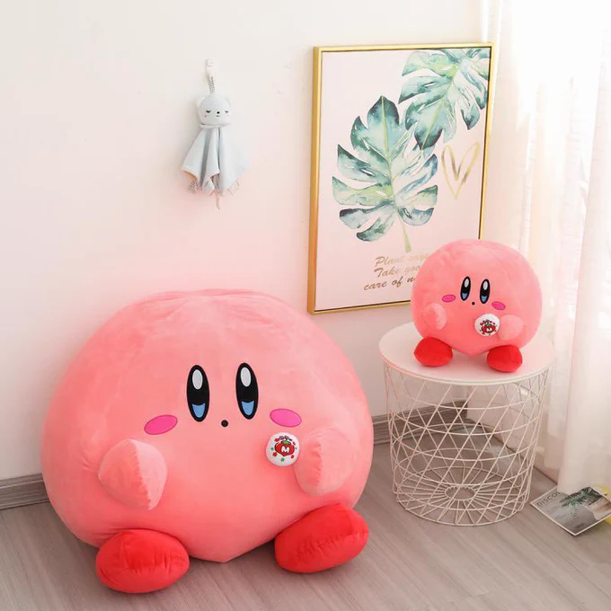 I don't normally envy people…except for those with massive kirby plushes 