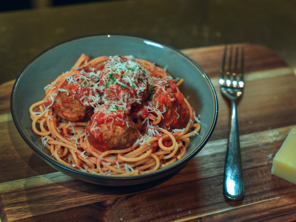 Grace Woinicz on Twitter ""Spaghetti and Meatballs" by NateCantCook 🍔