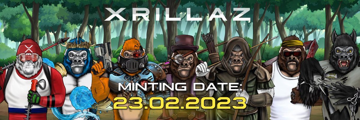 📢📢 <a href="/XRILLAZ/">XRILLAZ</a> MINTING NOW LIVE #XMART📢📢

They are in the featured section!👀xmart.art/collections/Xr……

Discord: discord.com/invite/X4mfe9Q…

So get on over to #XMART and spin spin spin🎰
<a href="/XRILLAZ/">XRILLAZ</a>
🦍🦍🦍