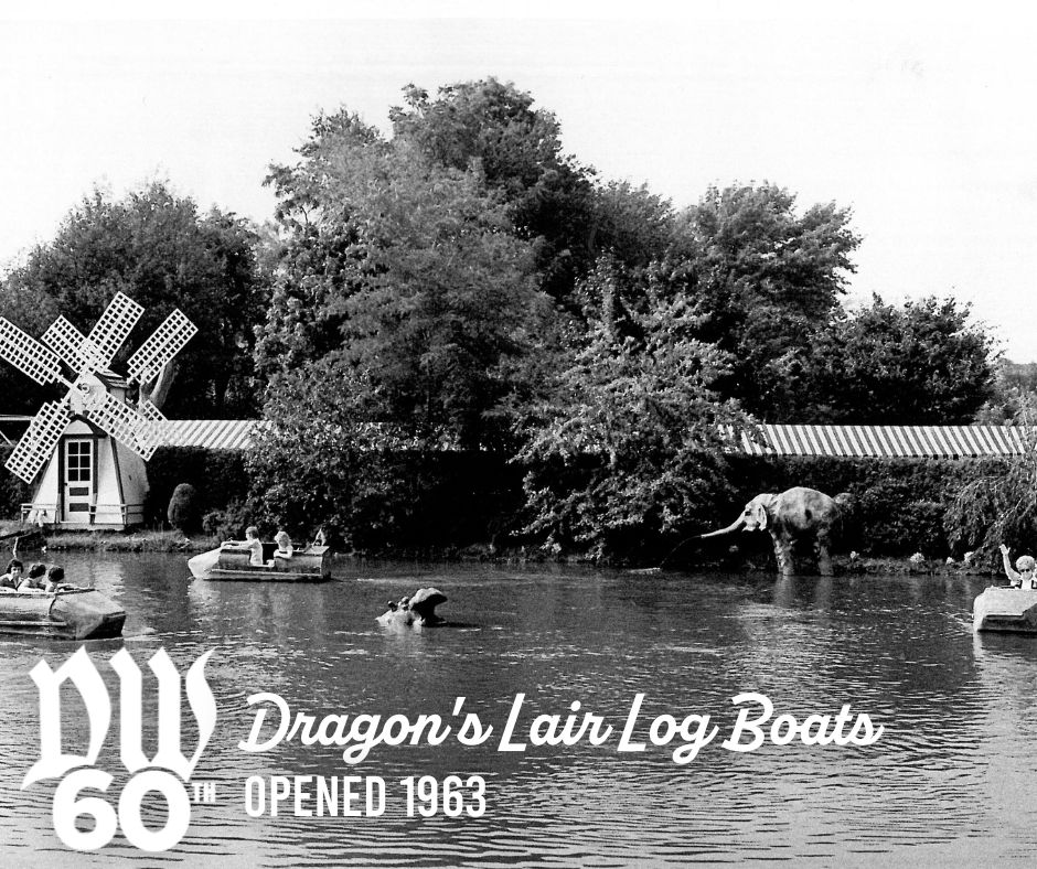 FUNatDW's tweet photo. As we celebrate our 60th birthday, we're going to be taking you back down memory lane all year with some of our most iconic attractions! π
First up, Dragon's Lair Log Boats π This beloved ride was one of our first 4 attractions here at the park when we opened in 1963.
#DW60th https://t.co/n0WkLrvxE8