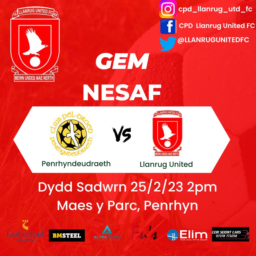 LLANRUG UNITED FC tweet media