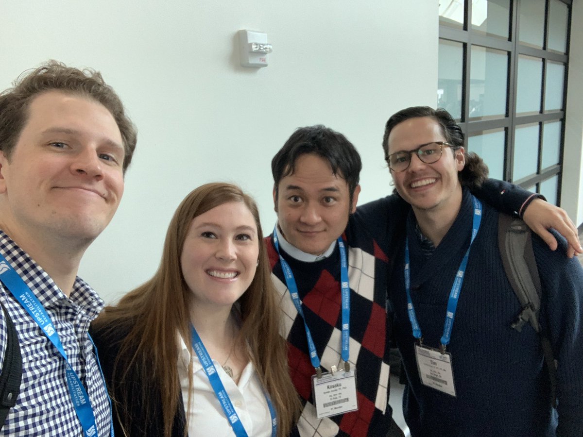 #csm2023 kicked off with a great start running into KUMC alumni! Although there are thousands of people here, you can always spot a Jayhawk ❤️💙<a href="/doctortim_dpt/">Tim Turner, PT, DPT, MBA, ATC</a> #kosaku