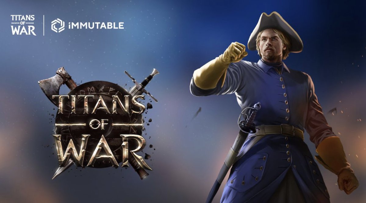 Titans of War - WL Giveaway!

* Follow <a href="/TitansofWar_TCG/">Titans of War 🅧 Trading Card Game - SOLD OUT</a>

* RT🔄Like❤️

* Tag 3 mortal friends 

⚔️ <a href="/Darkos_Degens/">Darko’s Degens (DD)</a> x <a href="/TitansofWar_TCG/">Titans of War 🅧 Trading Card Game - SOLD OUT</a> ⚔️

$TITANS &amp; <a href="/Immutable/">Immutable</a> are releasing HISTORIC, #Freemint Alpha collection set!

To celebrate the collaboration, we're giving away:

5x WL Spot