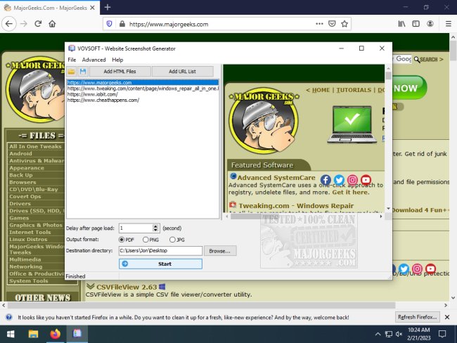 majorgeeks's tweet photo. New! #VOVSOFT Website Screenshot Generator is a useful #website content capture tool designed to capture multiple web page #screenshots and save them.
https://t.co/jBGoVsoqwb #freeware #imagecapture https://t.co/189DgVNYF0