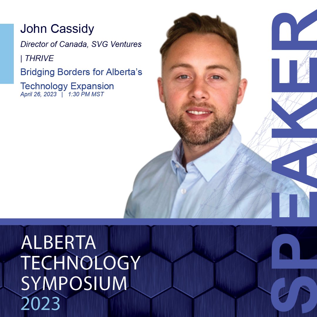 Bitcoin_CBC's tweet photo. Today's Alberta Technology Symposium Speaker Spotlight is John Cassidy @CassidyJohn John is the Managing Director of Canada at SVG Ventures I THRIVE @THRIVEAgriFood 

Click here for tickets  - https://t.co/sBCnQRe3Qs

Visit our website - https://t.co/8ri8p9tRmy https://t.co/Lzurrm9dDq
