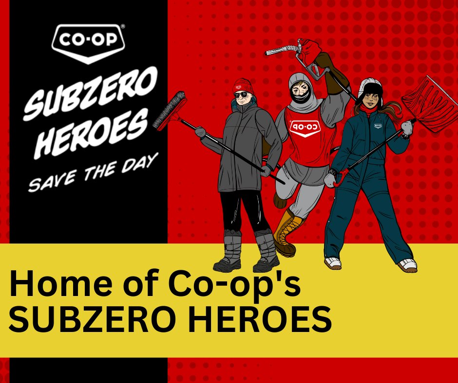 LloydCoop's tweet photo. It's CHILLY out there! But wily winter wind, subarctic snowman, and furious flurries are NO MATCH for our Lloyd Co-op #SubzeroHeroes.
Drop a line of appreciation for our Co-op Subzero Heroes, and we'll share with our teams. https://t.co/bwTc5ot4WZ