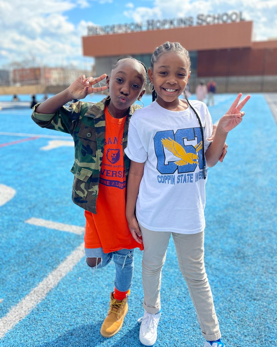 Black History Month is a great time to introduce our students to HBCUs! Students at Henderson Hopkins recently celebrated HBCU gear day! 📸: @hhps_eagles