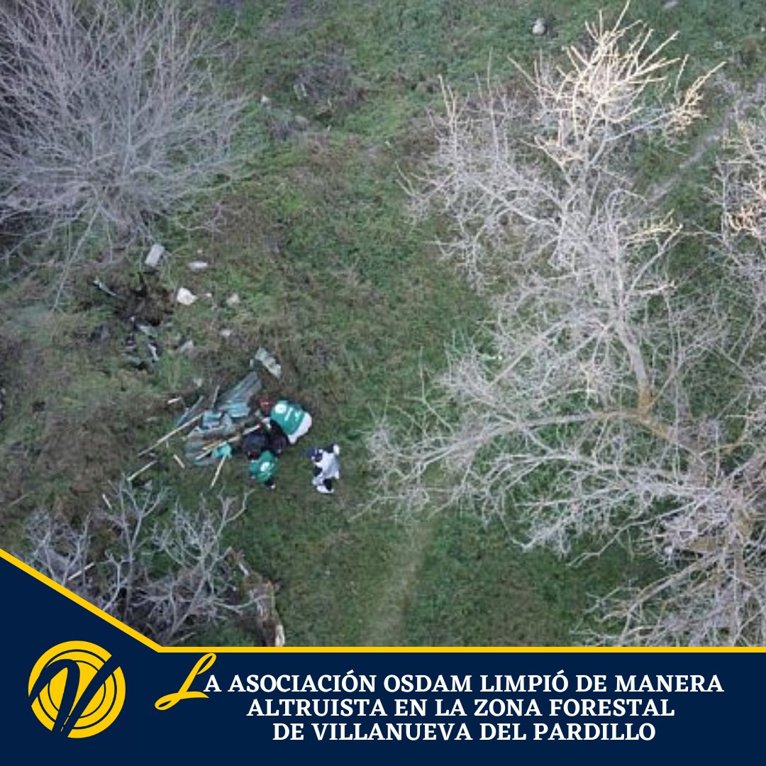 villactualidad's tweet photo. 🌳LA ASOCIACIÓN OSDAM LIMPIÓ DE MANERA ALTRUISTA EN LA ZONA FORESTAL DE VILLANUEVA DEL PARDILLO
#villanuevadelpardillo #oestemadrid #madrid #actualidad #voluntariado #osdam #limpieza https://t.co/FUTCY3cMrU