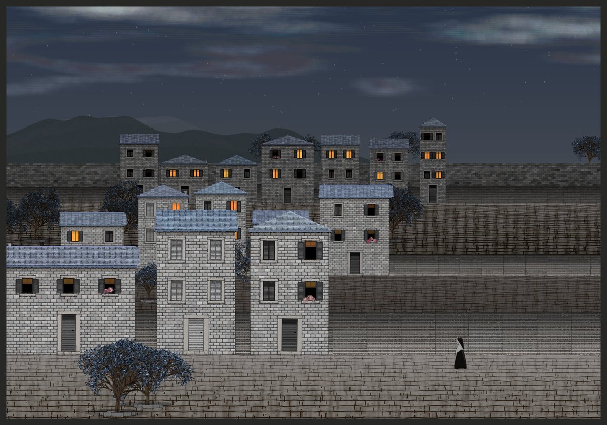 Qotonana's tweet photo. The dream come true ... 👀

gn fam 🌚🎑

#WIP @fx_hash_  #generativeart #tezos #TezosNFTs #100%code #cities #stone #2d #p5js https://t.co/ACCdB6MLZi