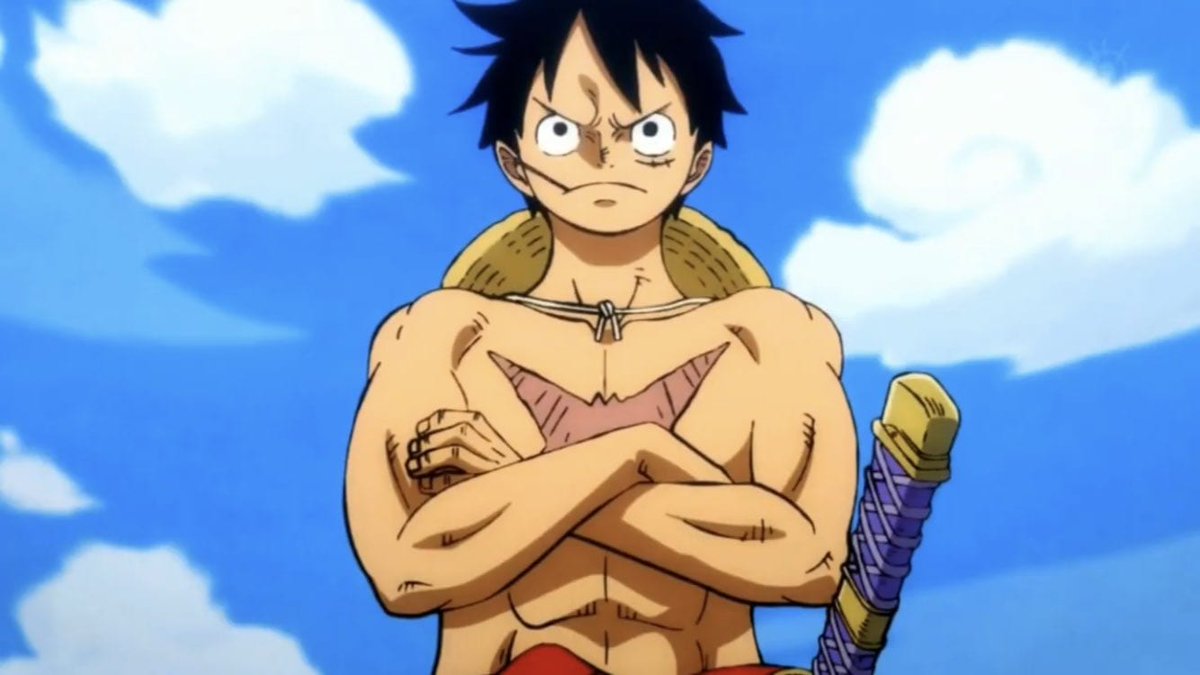 This reminded how WIDE Luffy will become in his 60s.

Just like his grandpapi! https://t.co/MUx5ZIL8ym 