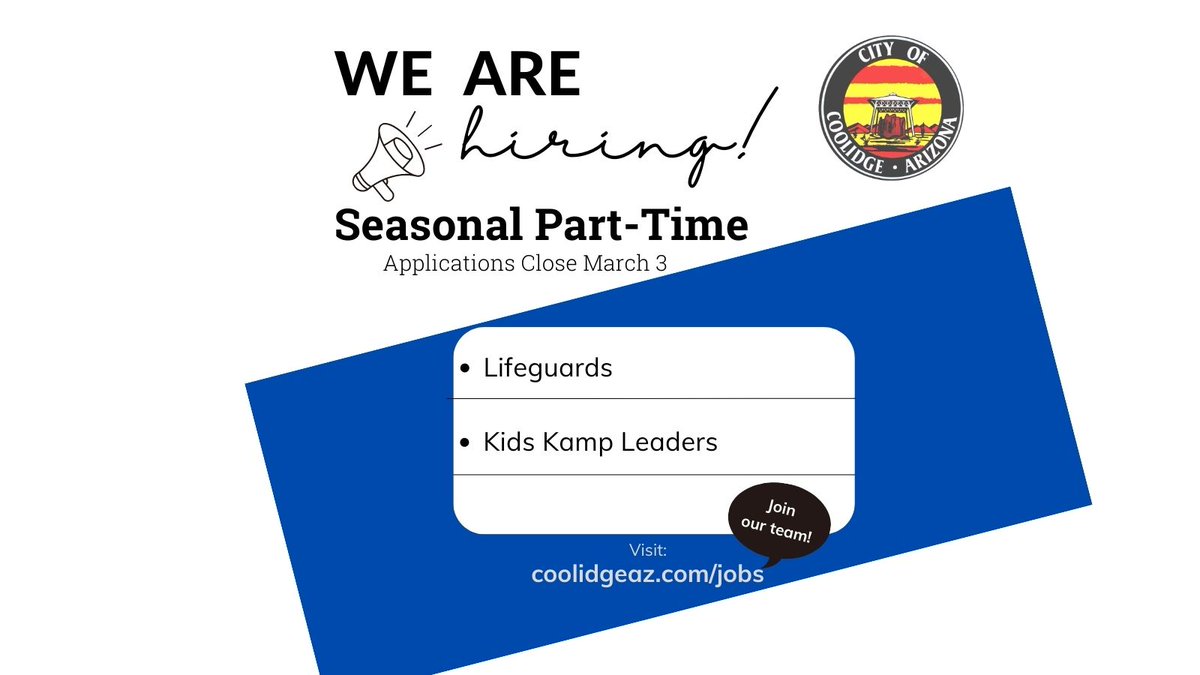 City of Coolidge Arizona tweet media