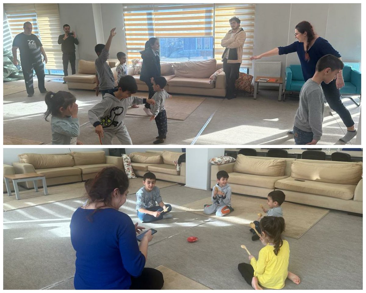 tcbartinvalilik's tweet photo. İl Kültür ve Turizm Müdürlüğü ekiplerimiz İlimizde Gençlik ve Spor Bakanlığına bağlı yurtlarda misafir ettiğimiz depremzede çocuklarımızla drama, masal canlandırma,  santraç gibi etkinlikler düzenleyerek onlara moral ve manevi destek sağlıyor. https://t.co/J28nVQRi0s
