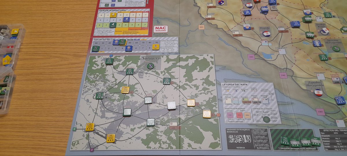 TaiKuken's tweet photo. Tarde entretenida jugando al #BrotherhoodUnity en @enclavedejuego, editado por @NACWargames, jugando junto a @Petruhammer (Bosniaco), @vanlast2 (Serbio) y servidor como Croata.

#wargame #boardgames https://t.co/S9TIRmaHnb
