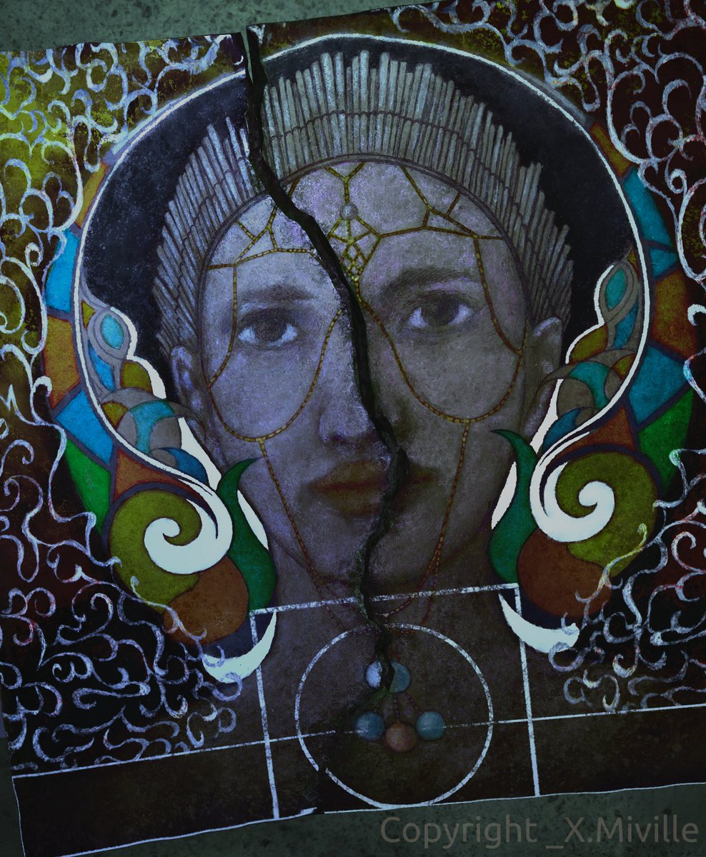 I'm building a NFT collection. See here ''The forgotten queen''. Hand work + Krita + blender + linux mint .  #NFTart #NFTcommunitys #NFTcommunity #NFT #blenderart  #Linux  #art #ArtistOnTwitter  #monument #WomanFace #roots