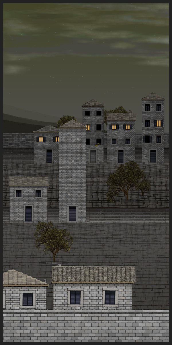 Qotonana's tweet photo. The dream come true ... 👀

gn fam 🌚🎑

#WIP @fx_hash_  #generativeart #tezos #TezosNFTs #100%code #cities #stone #2d #p5js https://t.co/ACCdB6MLZi