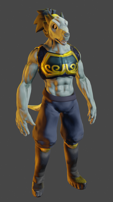 AlfonsGamedev's tweet image. Making good progress on this guy
#gamedev #blender3d #solodev
