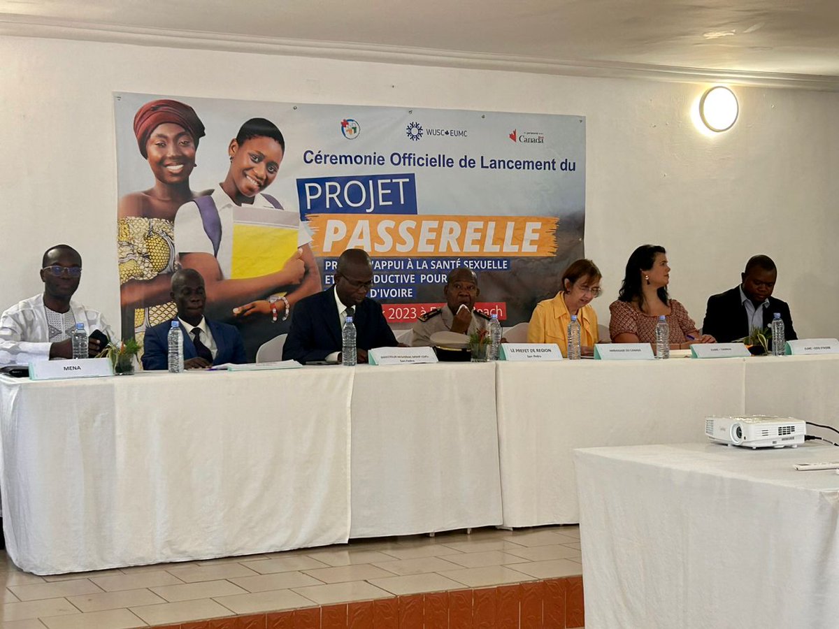 WorldUniService's tweet photo. Nous soutenons les jeunes femmes à prendre des décisions libres concernant leur santé, droits sexuels &amp; reproductifs grâce à une nouvelle initiative en Côte d'Ivoire. Merci @DevCanadapour votre engagement à faire progresser la SDSR! @AmbCanCI @DevCanada https://t.co/vPNNYjOE1N
