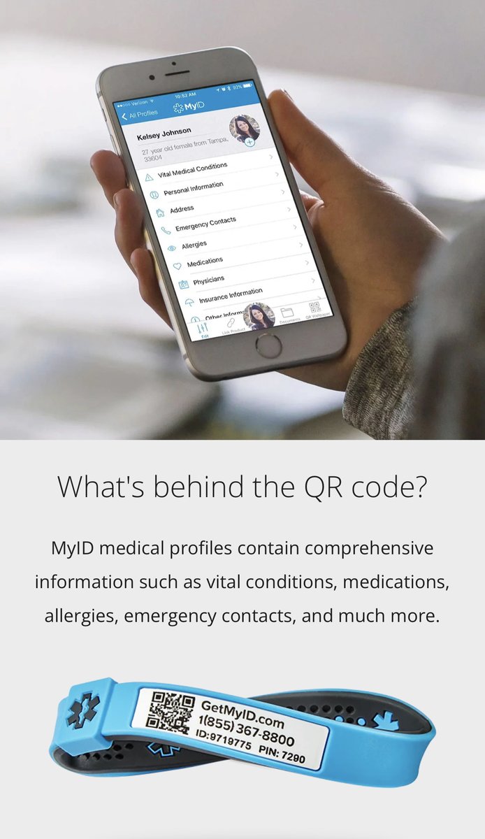 Customize your profile by entering only the information you want available.

#myid #getmyid #shopmyid #medicalid #personalizedprofile #yourprofile #youreincontrol