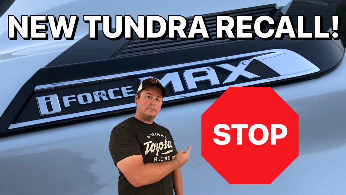 TundraDude34's tweet photo. New video is up on the TundraDude34 YouTube Channel 

VIDEO LINK: https://t.co/lsx2gDZTdm

#toyota #tundra #toyotatundra #2022tundra #2023tundra #toyotatrucks #recall #automotive #toyota4x4 #letsgoplaces #truck #iforce #iforcemax https://t.co/dJvSL8ELnQ