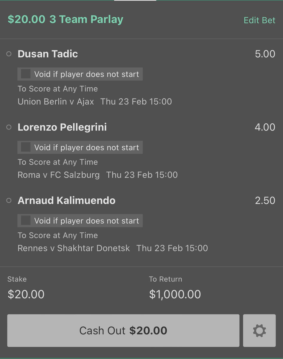 Pickwith456's tweet photo. Longshot goal scorer parlay! 

If this hits I’ll giveaway $100 to one lucky person who likes/RTS this tweet ! 

Let’s have a monster day fellas. 🫶⚽️ https://t.co/CfKEfvCZ3E