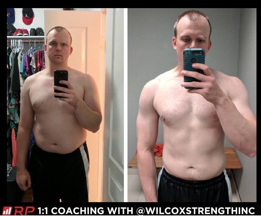 wilcoxstrength's tweet photo. Throwback to #rpstrength 1:1 coaching client of mine Logan who had one crazy transformation in a year!#bodytransformation #weightlosstransformation #consistencyiskey #mealprep #progresspic #weightlossjourney #fatloss #fatlossjourney #fatlosstransformation #fatlossmotivation https://t.co/WG6Hyvr61l