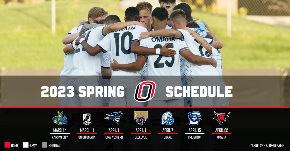 ⚽️Spring action right around the corner!⚽️

#OmahaMSOC