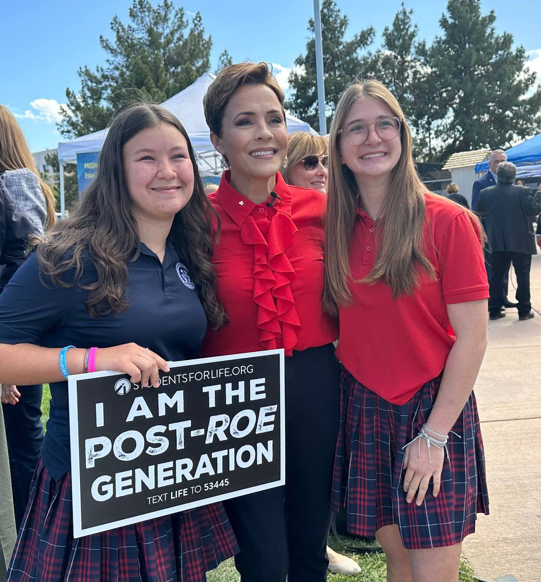 KariLake's tweet photo. Marching for mothers &amp; their babies https://t.co/DUxryNmy8G