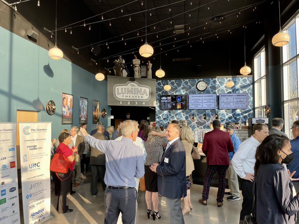 CarolinaChamber's tweet photo. This morning we held the Economic Outlook Forum with keynote speaker Dr. Michael Walden, who presented economic trends and data to forecast the future for our region and state. A special thank you to the @TheLumina for hosting and @WeaverStreet for the coffee! #CHCCriticalIssues https://t.co/QY0GoVkM7m
