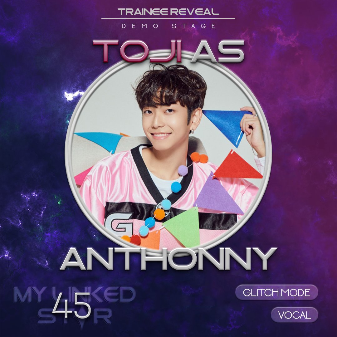 MYLINKEDSTAR's tweet image. NEW SIGNAL CONNECTED!
MY LINKED STAR ✦

LS45 Toji (@GELEQINHA) as Anthonny!

Toji estará performando #GLITCHMODE junto com outros 2 trainees.