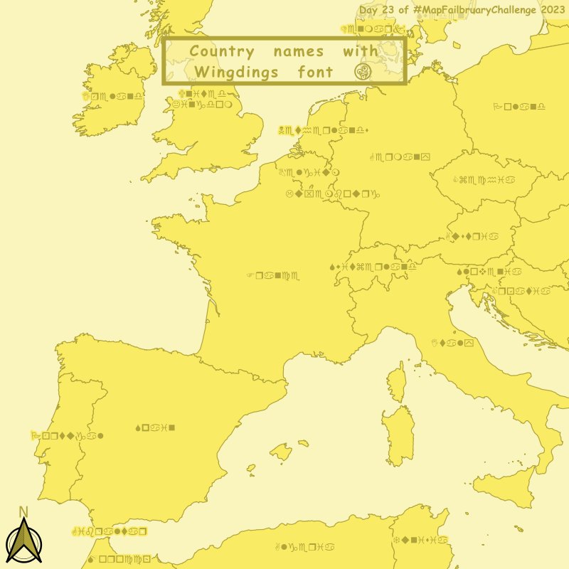 jeremie_pdh's tweet photo. Day 23 of #mapfailbruarychallenge "📜 Worst font" https://t.co/N5rP3prDit