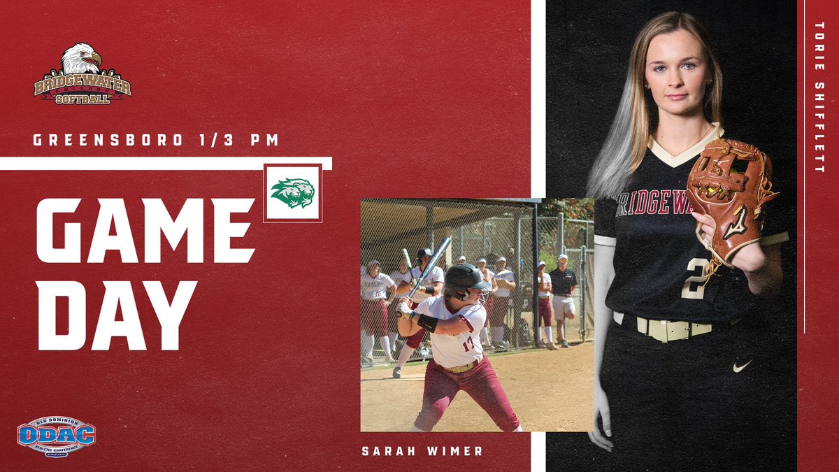 BCAthletics's tweet photo. Opening Day!! It's the first GAMEDAY double header for @Bh2osoftball !

📅 2/23
⌚️  1:00 pm
🆚 Greensboro
📍 Bridgewater Softball Field
📈 https://t.co/n2hWcL3qSt
📺 https://t.co/yIquJmufDE
#BleedCrimson #GoForGold https://t.co/ffXTENWo8l