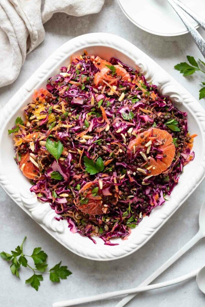ElleRepublic's tweet photo. Veganer Linsensalat mit Orangen &amp; Zitrus-Ingwer Dressing https://t.co/DqdHqlvFVL