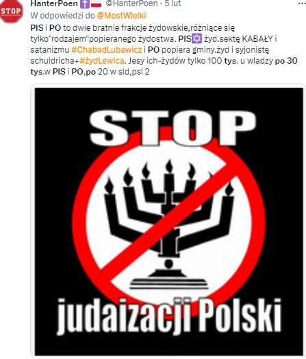 HanterPoen's tweet photo. żydodent Duda szczuje do wojny w obronie ukochanej żyd. 🇺🇦✡️oligarchicznej UWolni i szasta orędziami jak rękawiczkami. Dlaczego Duda, ani Morawiecki NIGDY nie wypowiedzieli się ostro przeciwko UPADLANIU i kolonizowaniu Polski przez niemcy i EU i godzą się na wszystko #Fifty5❓2. https://t.co/WtVvg0RPYm