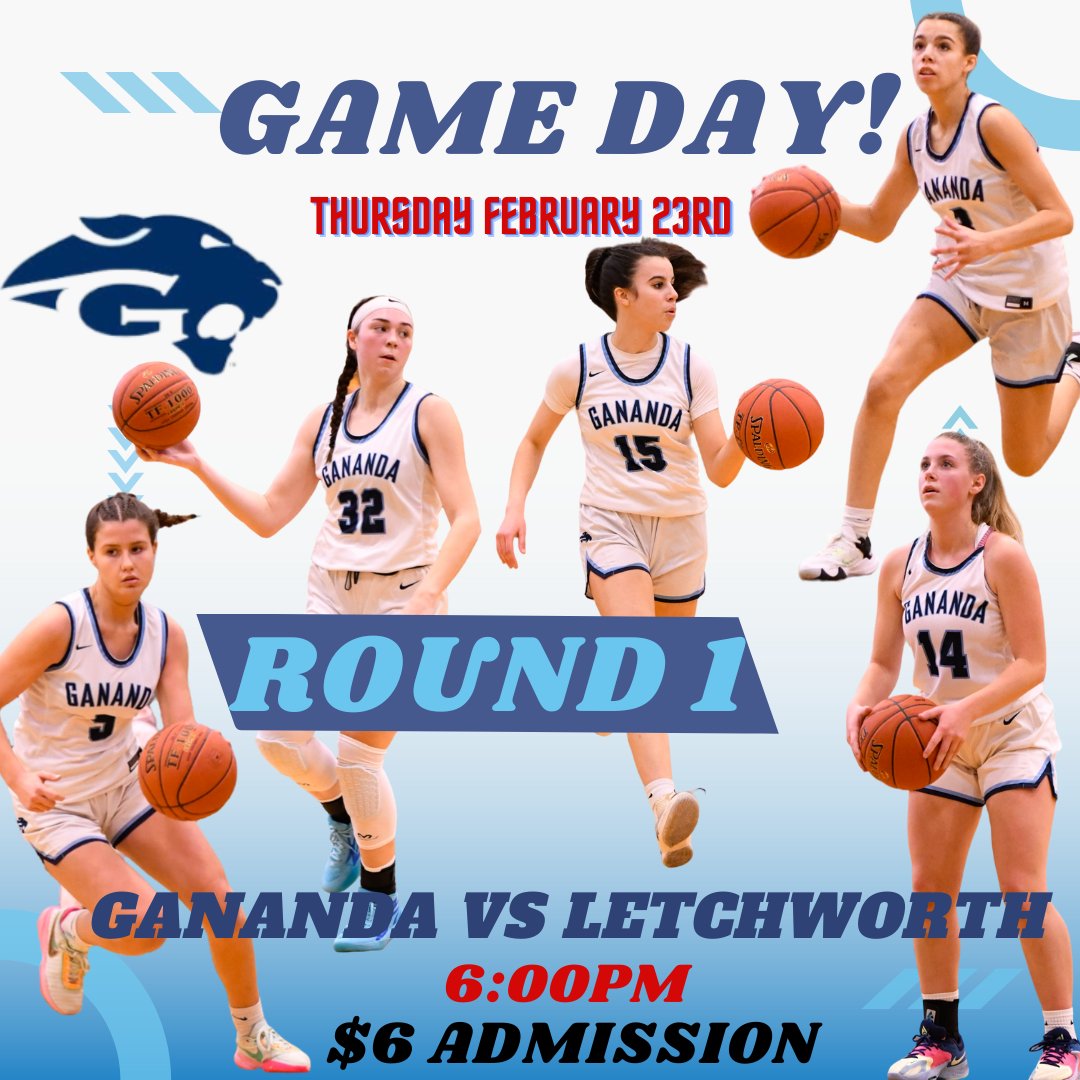 Come out and support your Gananda Blue Panthers‼️6pm