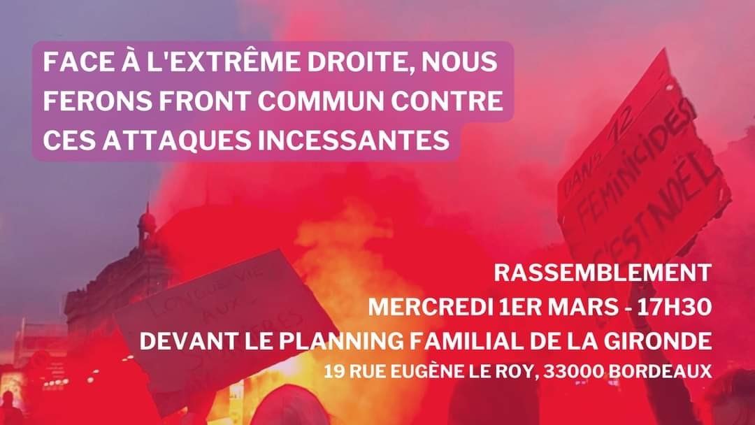 PierreHurmic's tweet photo. 🔴L’extrême droite a vandalisé les locaux du @leplanning  familial de Bordeaux, c’est la 2e fois en 2 semaines. Une attaque inadmissible qui démontre la décomplexion de ces idées nauséabondes. Je condamne cette action avec la plus grande fermeté. https://t.co/iuqiVgsTBL
