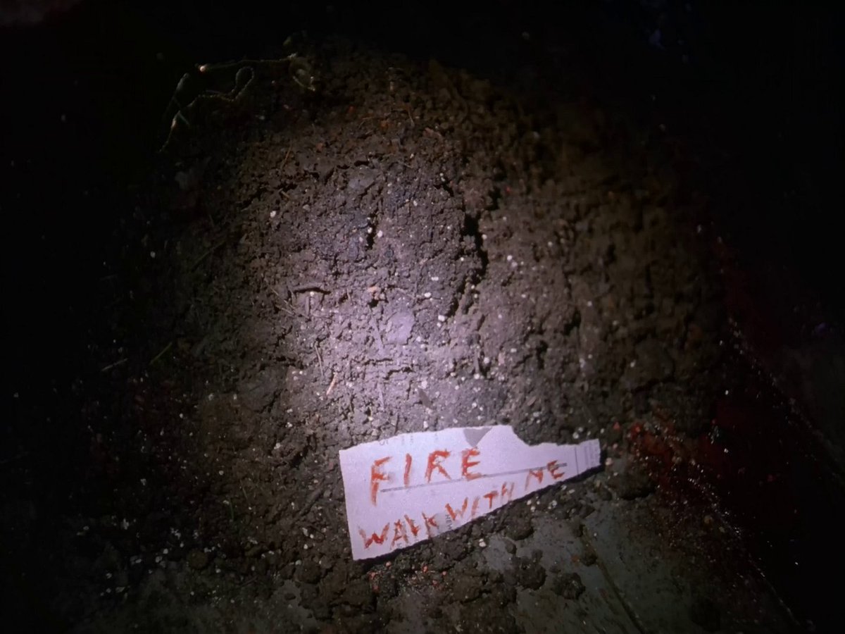 BlackLCult's tweet photo. FIRE, WALK WITH ME. #TwinPeaksDay https://t.co/FkmKqr2ETf