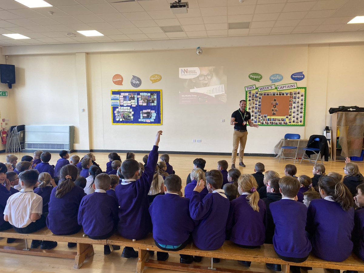 My Maths Story 🤩 Thank you Dave Richards @CapitalOneUK @Nat_Numeracy for sharing your maths story with over 1000 pupils in Corby, Skegness, Ingoldmells & Mablethorpe @GreenwoodAcad #everydaymaths #numeracy #skills