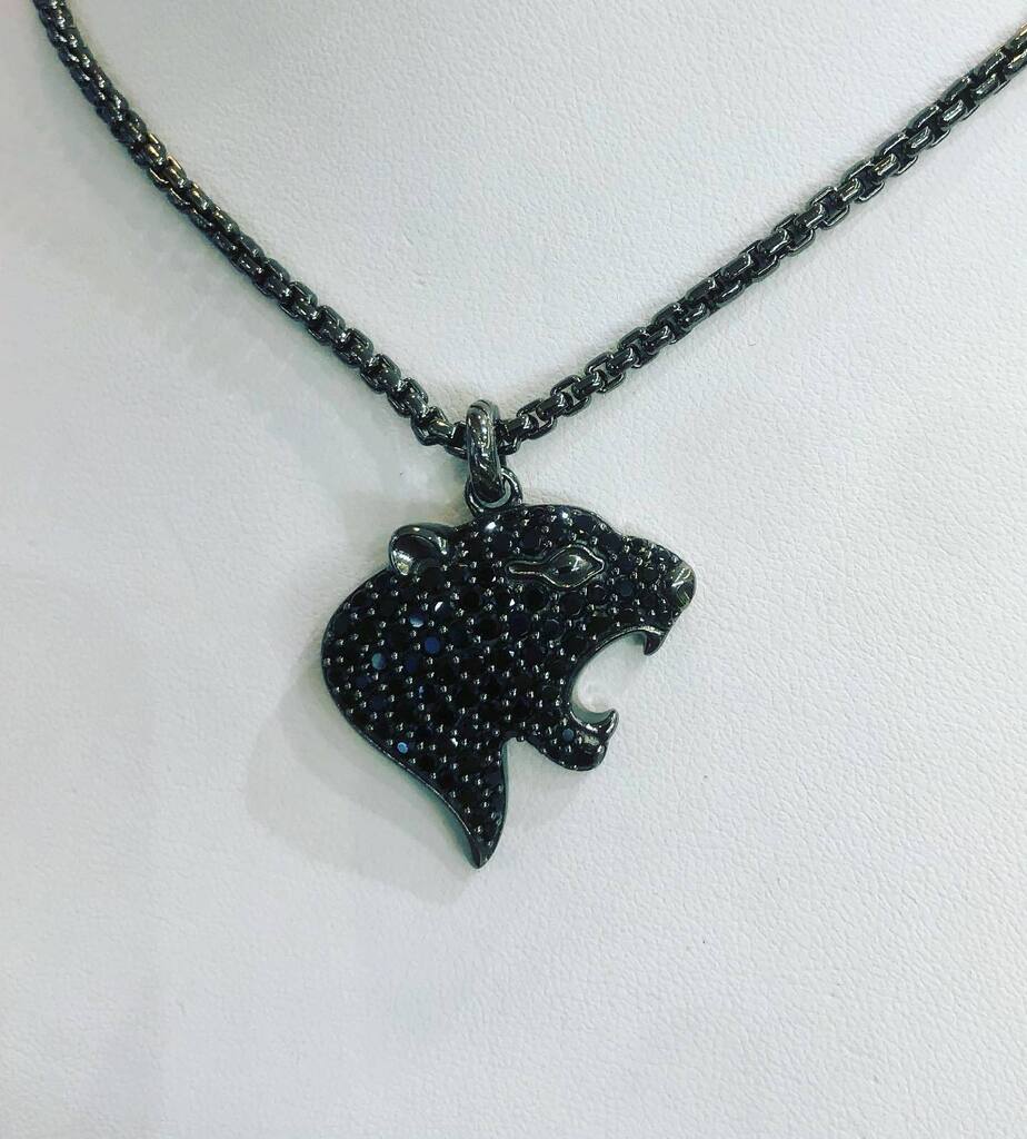 Bold Statement Necklace from Effy  Set with black spinel in Sterling Silver. #goldntimejewellery #downtownvernonbc <a href="/effyjewelry/">Effy Jewelry</a> #goldntimeforalifetime instagr.am/p/CpBAm-SP2qE/