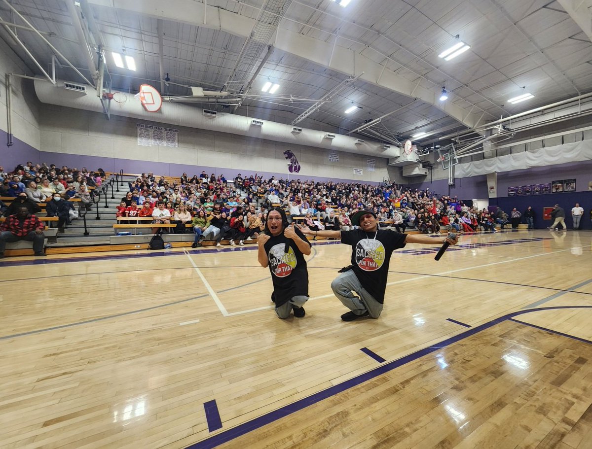 MikeBoneMusic's tweet photo. Grateful to spread inspiration &amp; entertainment to future generations.

#RoyalValley #Panthers #Potawatomi @RV337 #INDIGENOUS #CHH #Music #ReservationDogs #future https://t.co/NxcJjEDhJK https://t.co/jXENd2xIBN