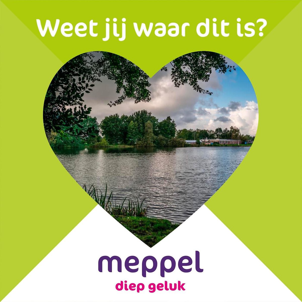 💚

#groen #meppel #meppeldiepgeluk #meppel #nijeveen #broekhuizen #nijeveen #rogat #deschiphorst #zwemmen #fietsen #wandelen #natuur #drenthe #geluk #hartje
