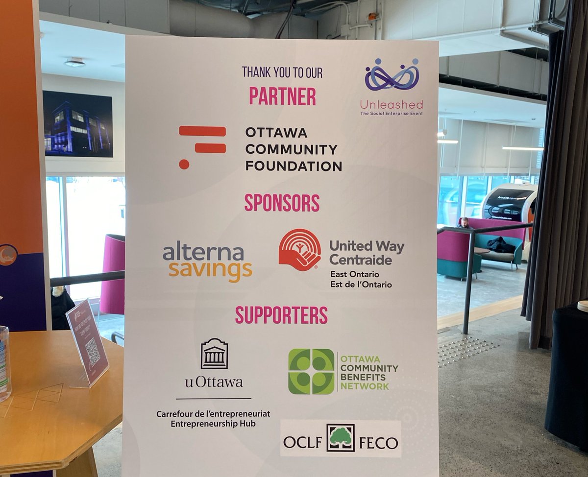 CSEDOttawa's tweet photo. Taking a moment to thank our wonderful conference partner @OttCommFdn, our sponsors @alternasavings and @unitedwayeo, and our supporters @OCLF_FECO, @OttawaCBN and @uOttawaEHub for helping make this day possible. #unleashedtogether https://t.co/4Q7Qacz0zl