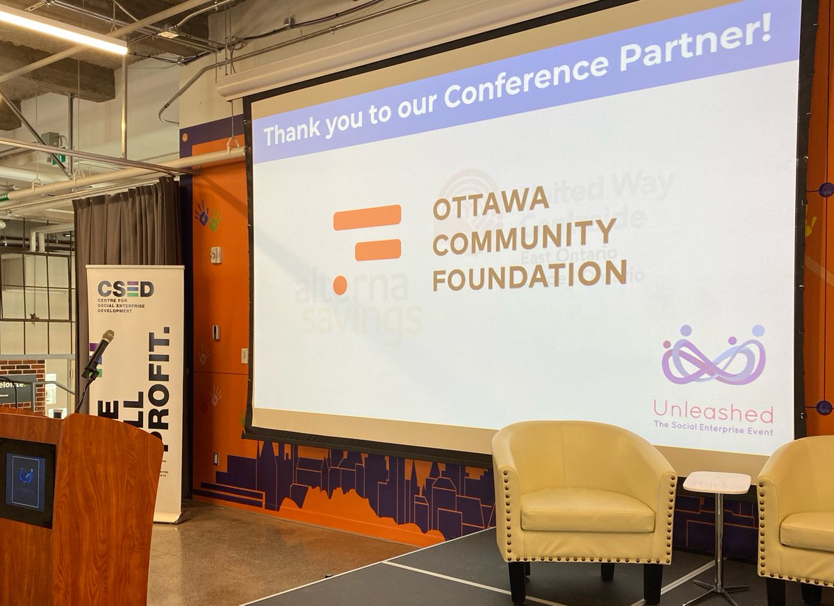 CSEDOttawa's tweet photo. Taking a moment to thank our wonderful conference partner @OttCommFdn, our sponsors @alternasavings and @unitedwayeo, and our supporters @OCLF_FECO, @OttawaCBN and @uOttawaEHub for helping make this day possible. #unleashedtogether https://t.co/4Q7Qacz0zl