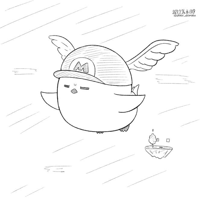 ラクガキおじさんの朝は早い。

おは 羽モフィ。
#art #illustration #drawing #絵 #落描き #イラスト #w_witch #L_witch  #ルミナスウィッチーズ 